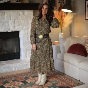Floral Tiered Dress