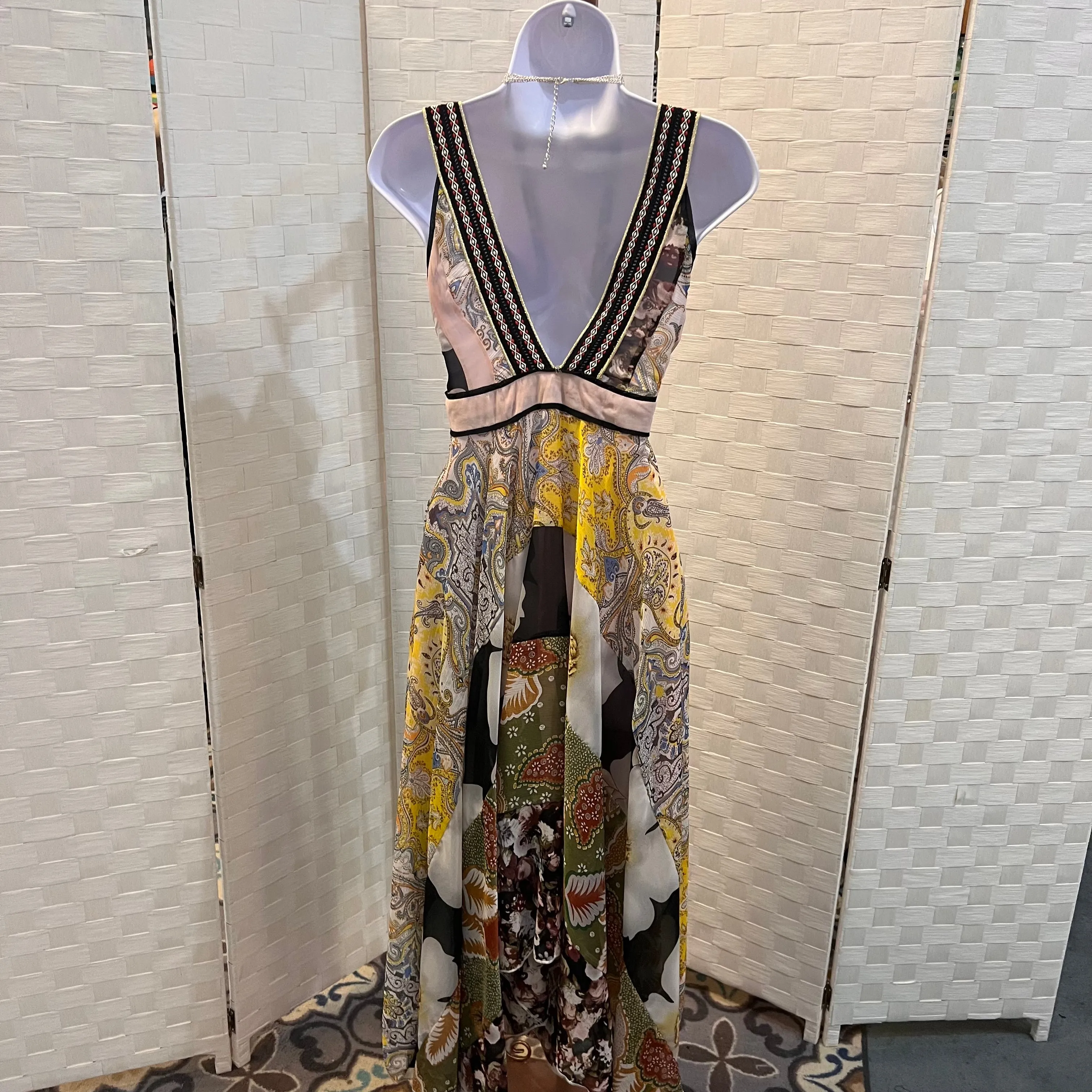 Flowy Multi print Dress