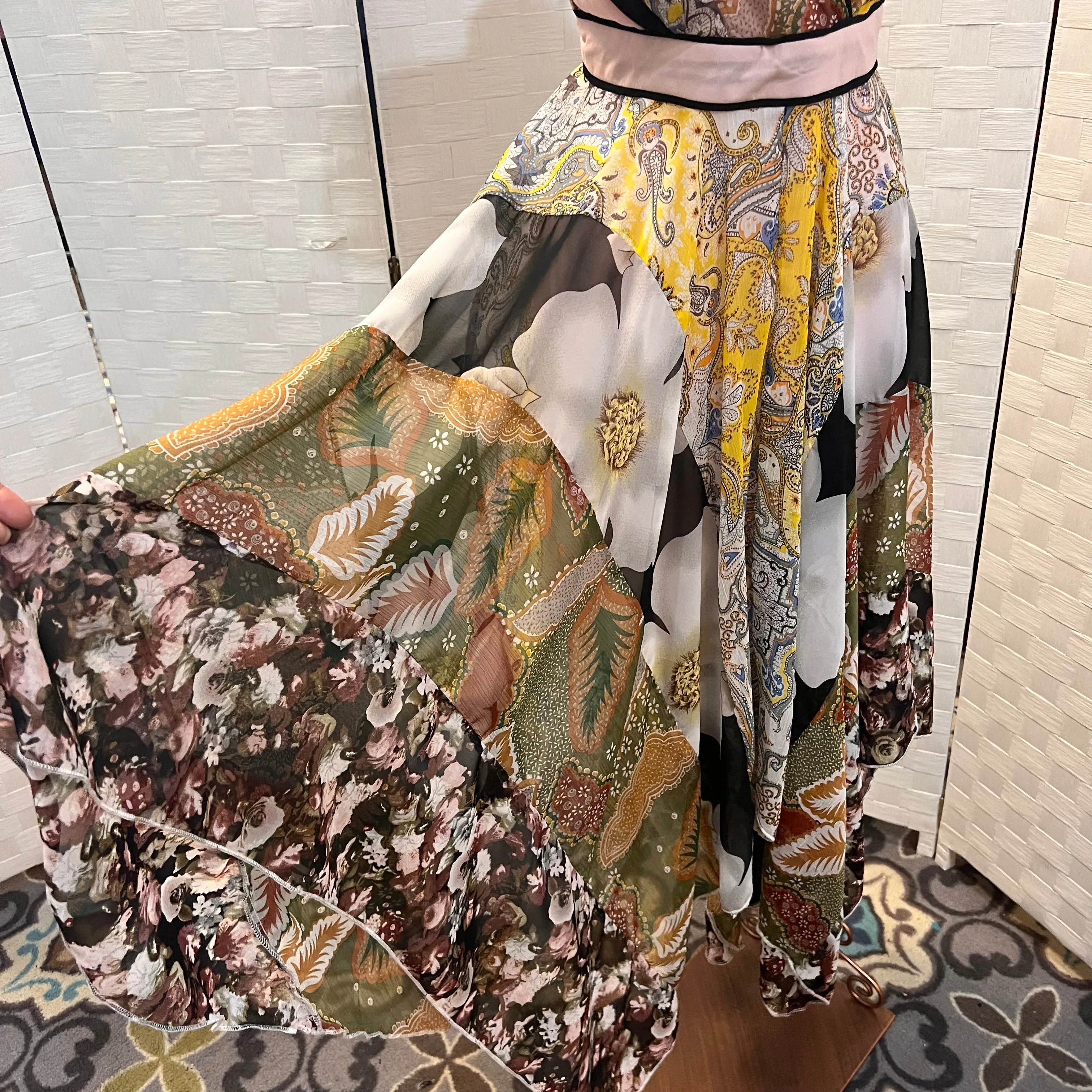 Flowy Multi print Dress