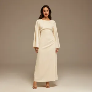 Flowy sleeves Ankle Length Dress