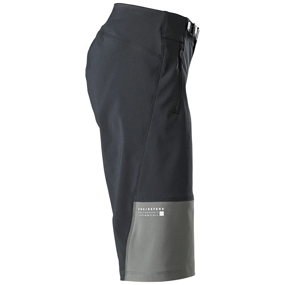 FOX WOMENS DEFEND SHORTS [BLACK]