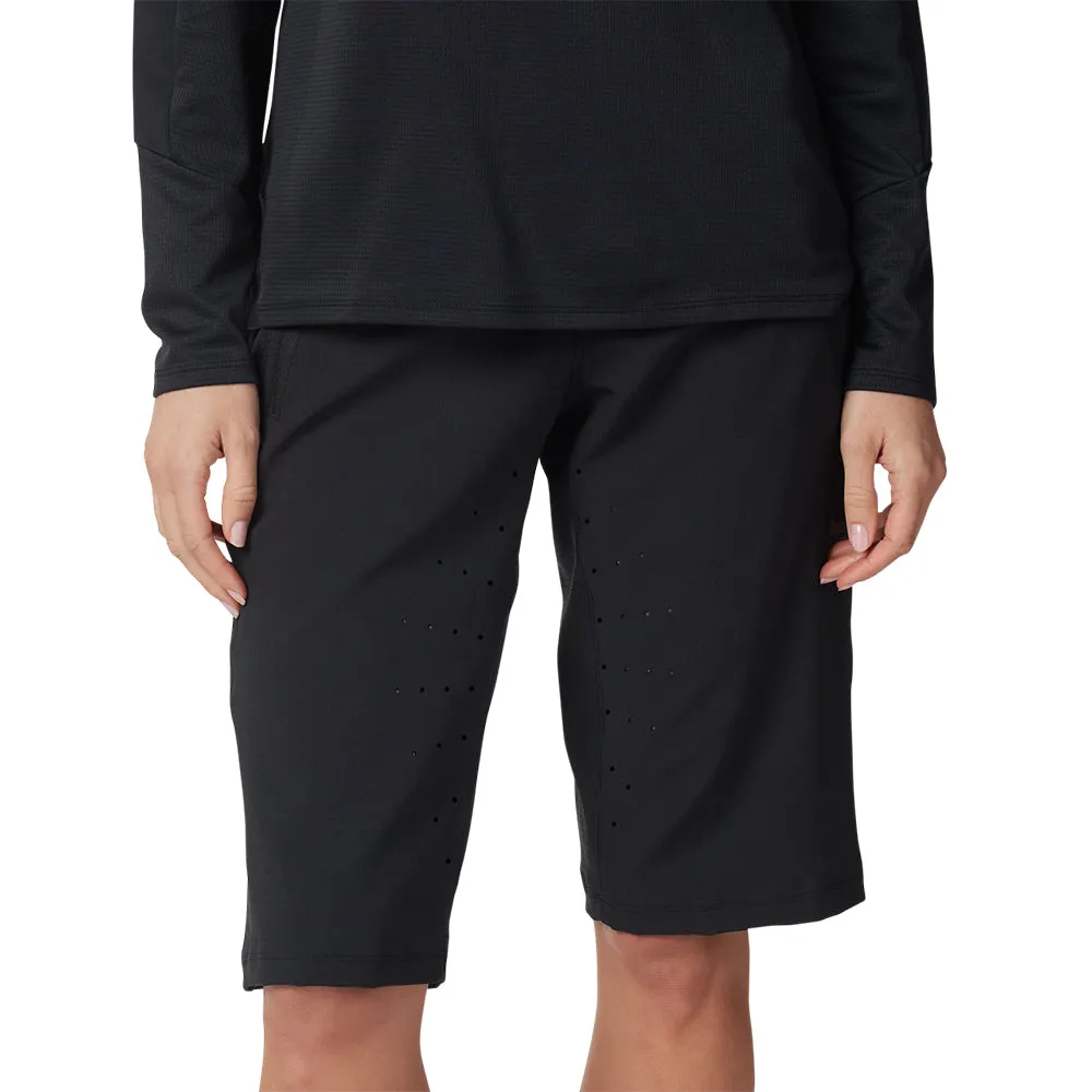 FOX WOMENS DEFEND SHORTS [BLACK]