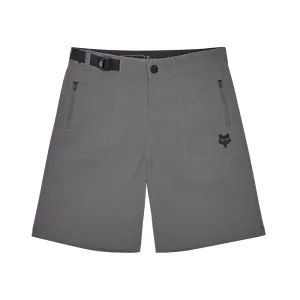 FOX YOUTH RANGER SHORTS WITH LINER [PEWTER]