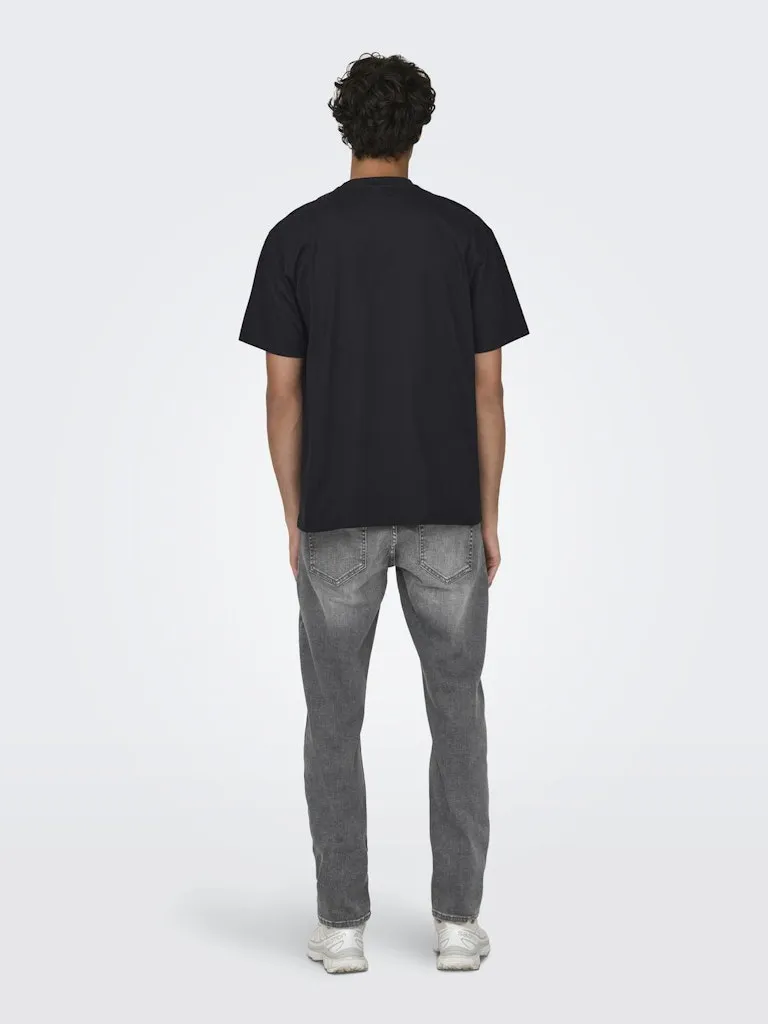 Fred Short Sleeve Tee | Black