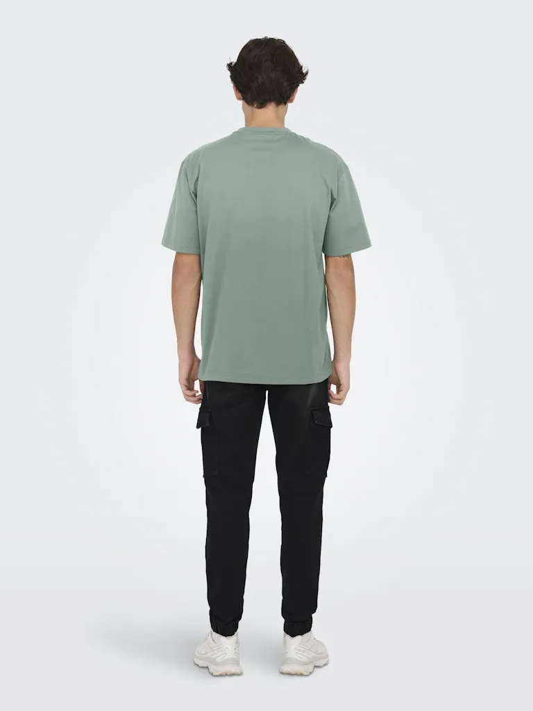 Fred Short Sleeve Tee | Iceberg Green