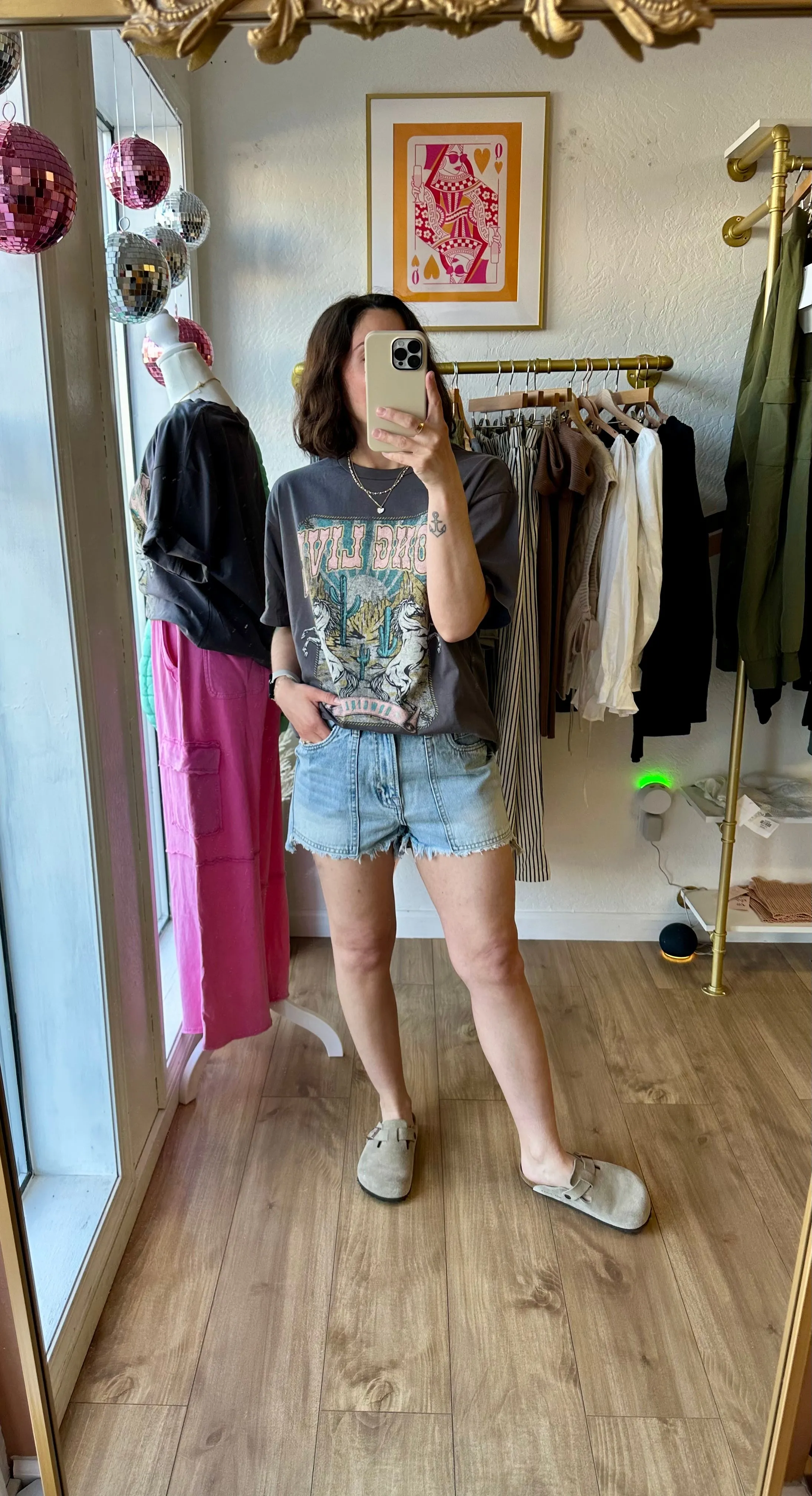 Georgia Light Wash Shorts