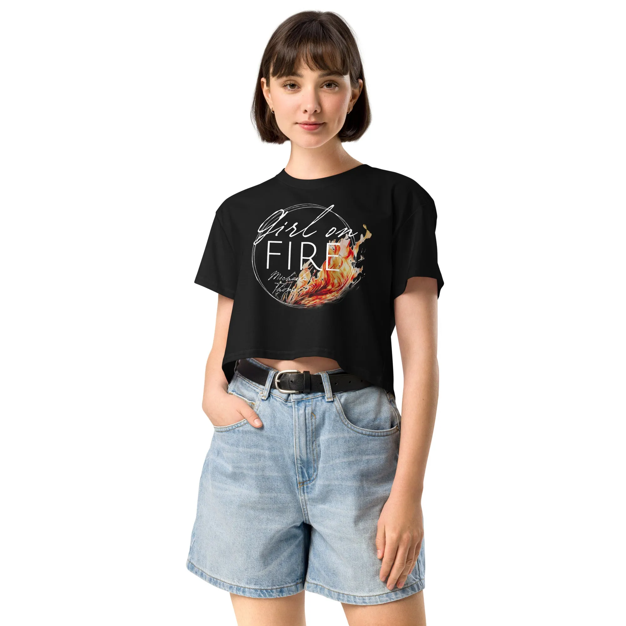 Girl on Fire Crop Top