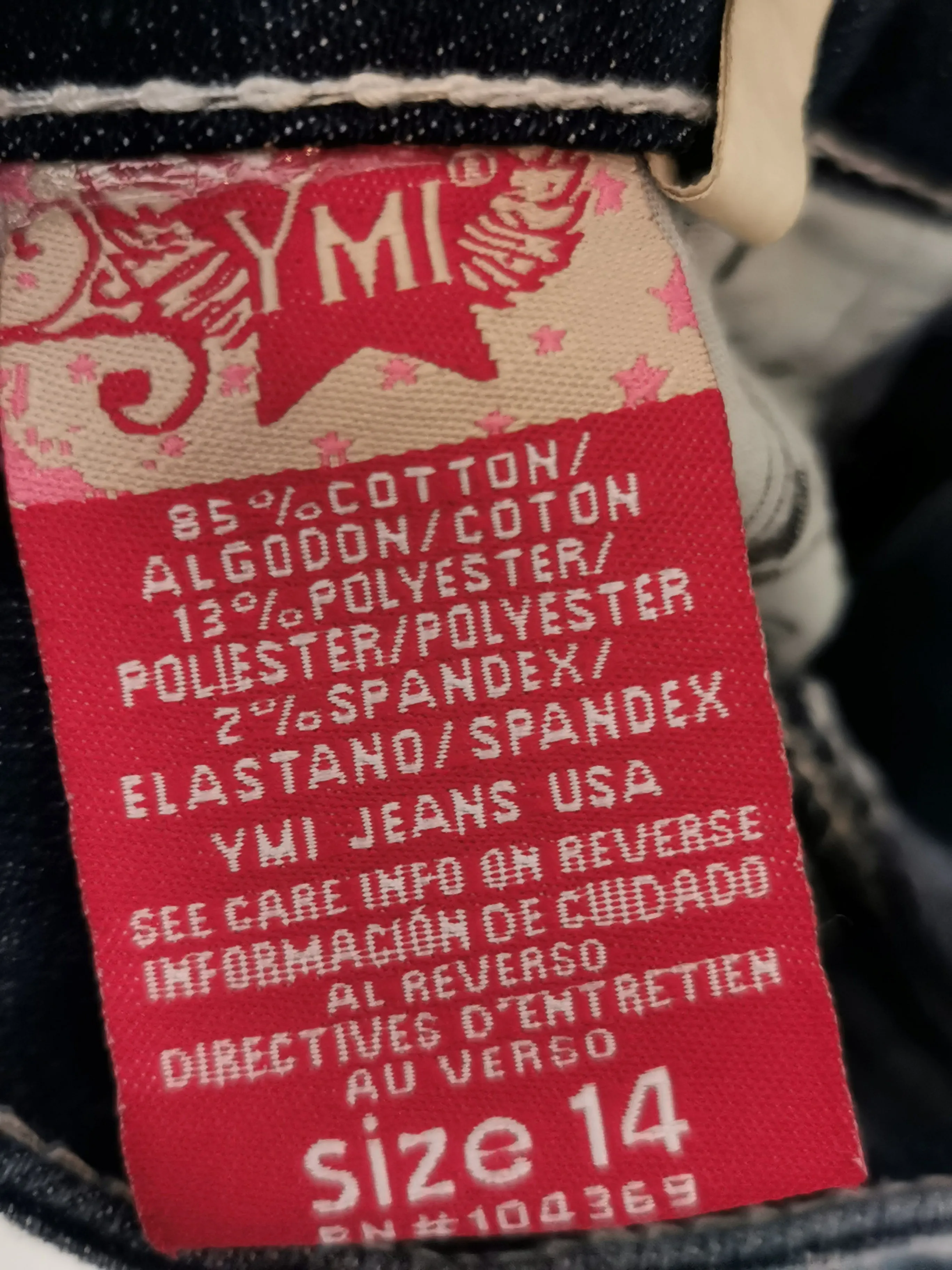 GIRL SIZE 14 YEARS - YMI, Studed Jean Shorts EUC B8