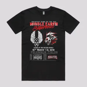 Gondor Knights vs Mordor Marauders T-Shirt
