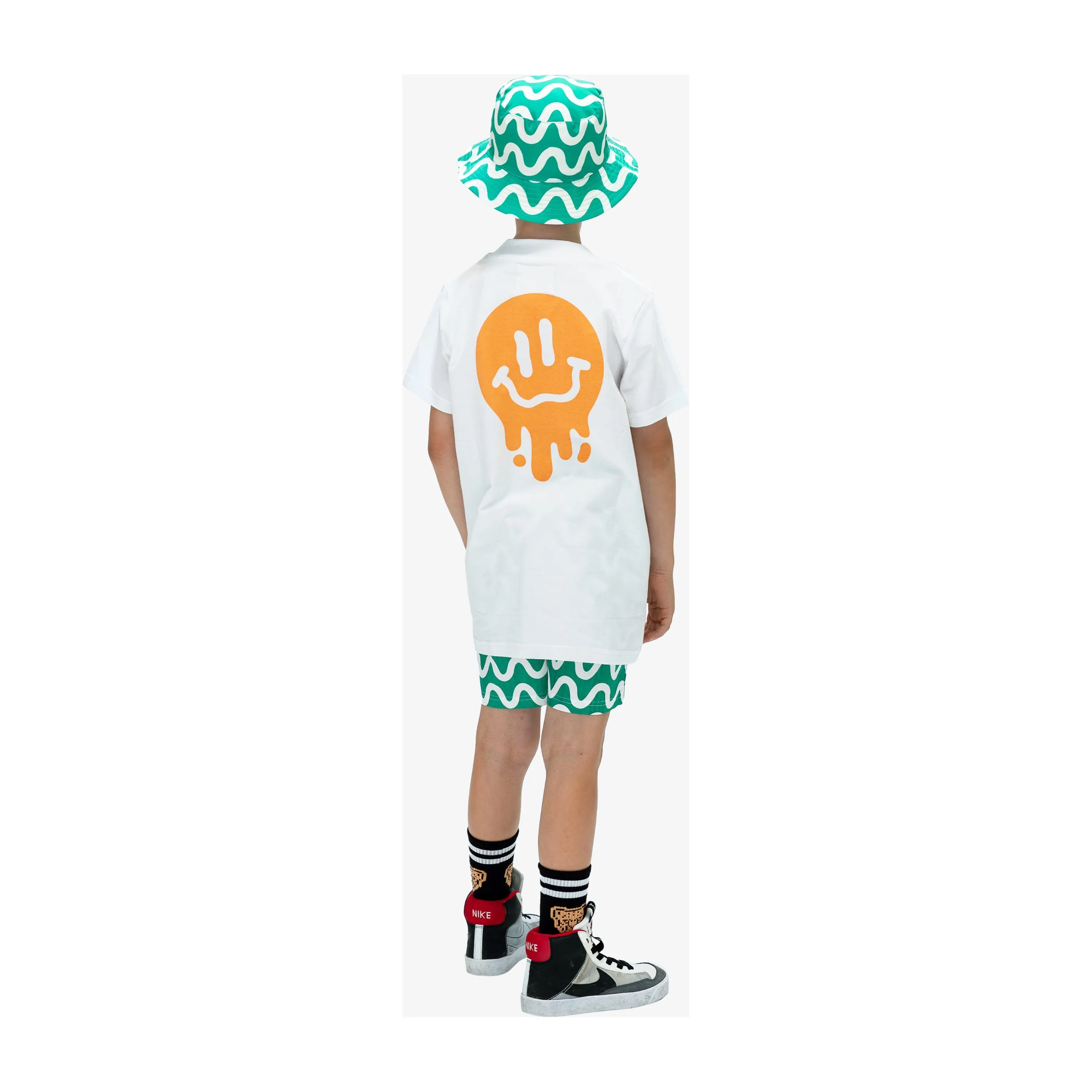 Green Squiggle Shorts