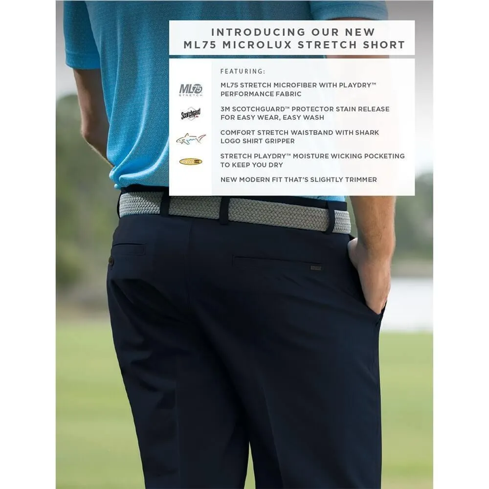 Greg Norman ML75 Microlux Stretch Shorts-Steel