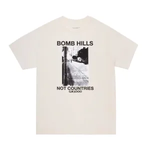 GX1000 Bomb Hills Not Countries T-Shirt - Cream