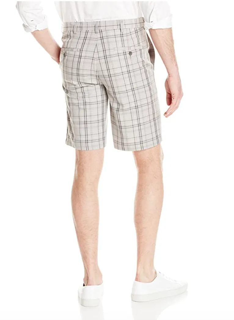 Haggar Cool 18 Pro Short - Windowpane Plaid