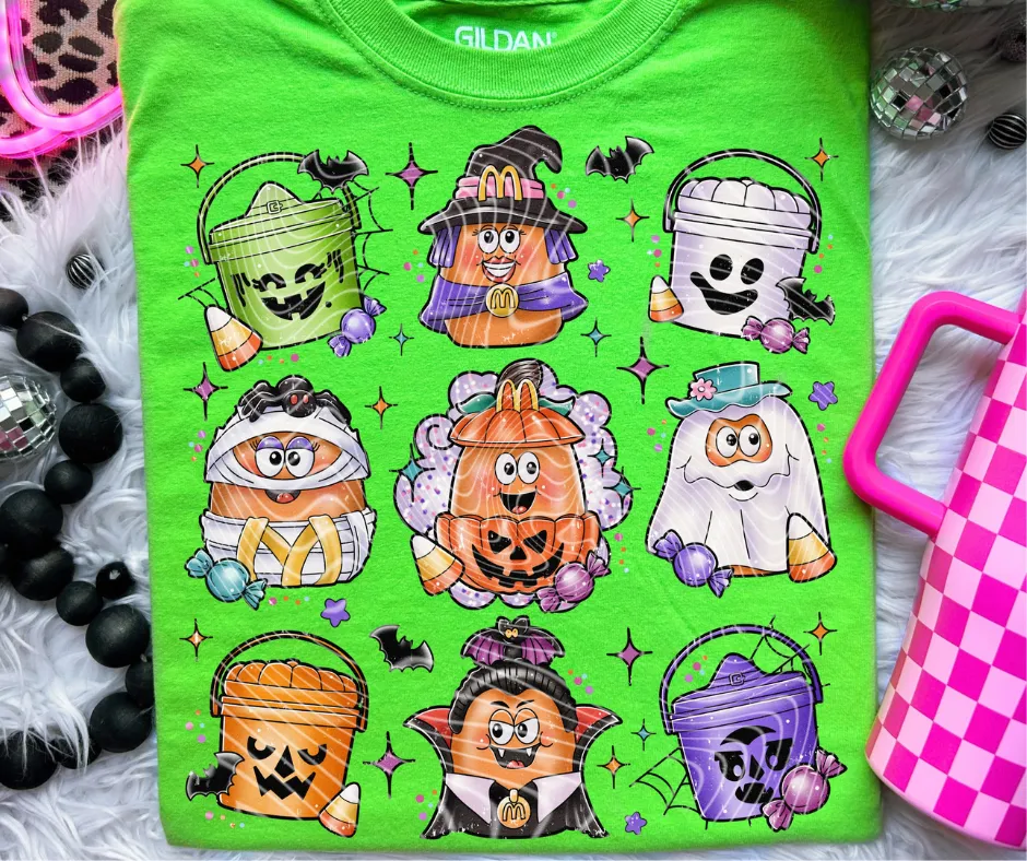 Halloween Nugs Green Tee