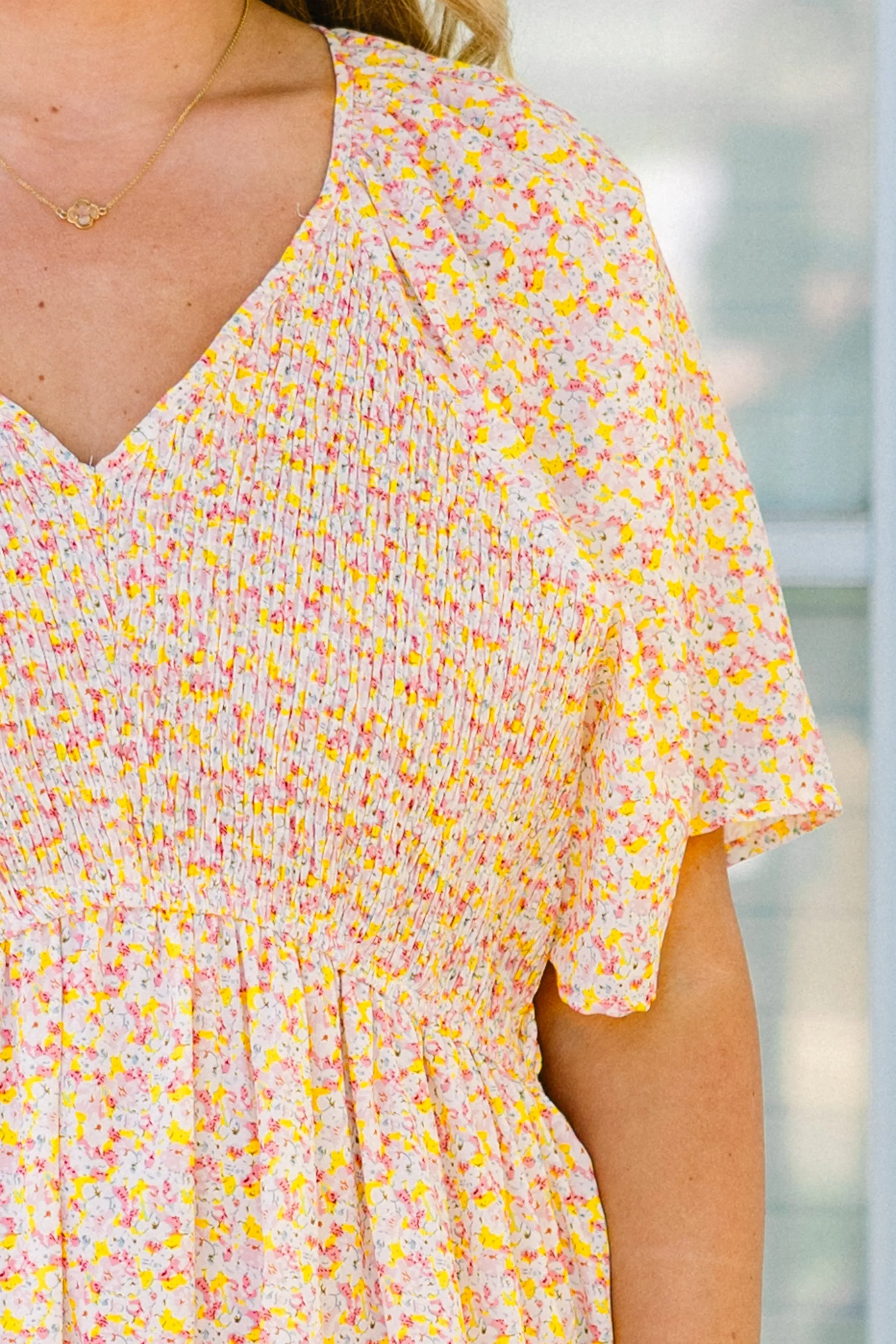 Headed To The Market Dress, Pink