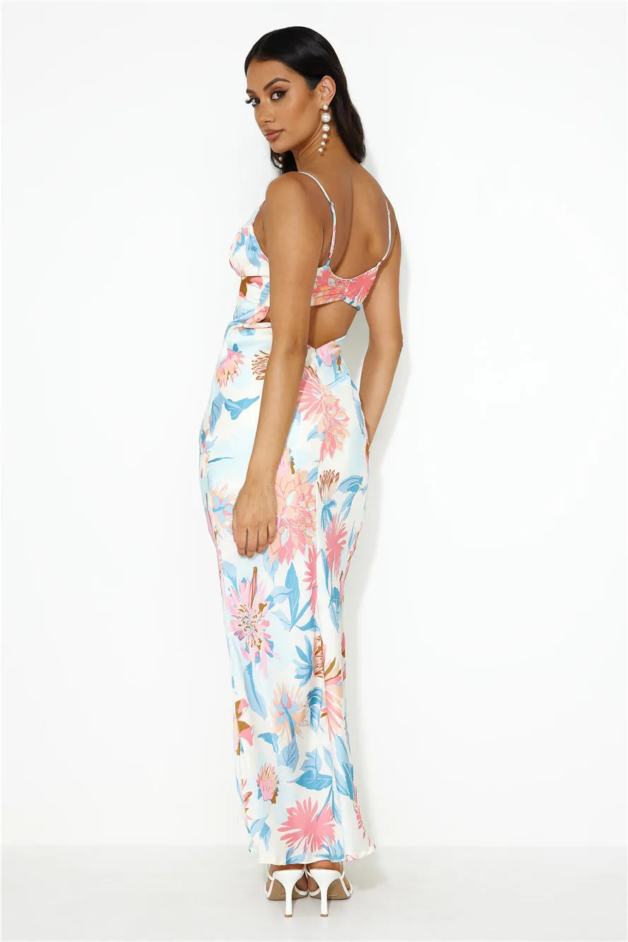 Her Own Skin Maxi Dress Blue