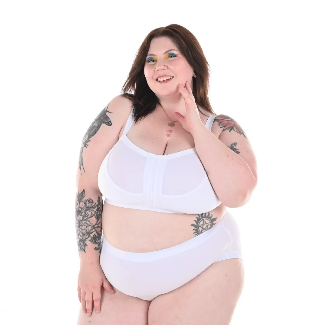 High Rise Briefs - White