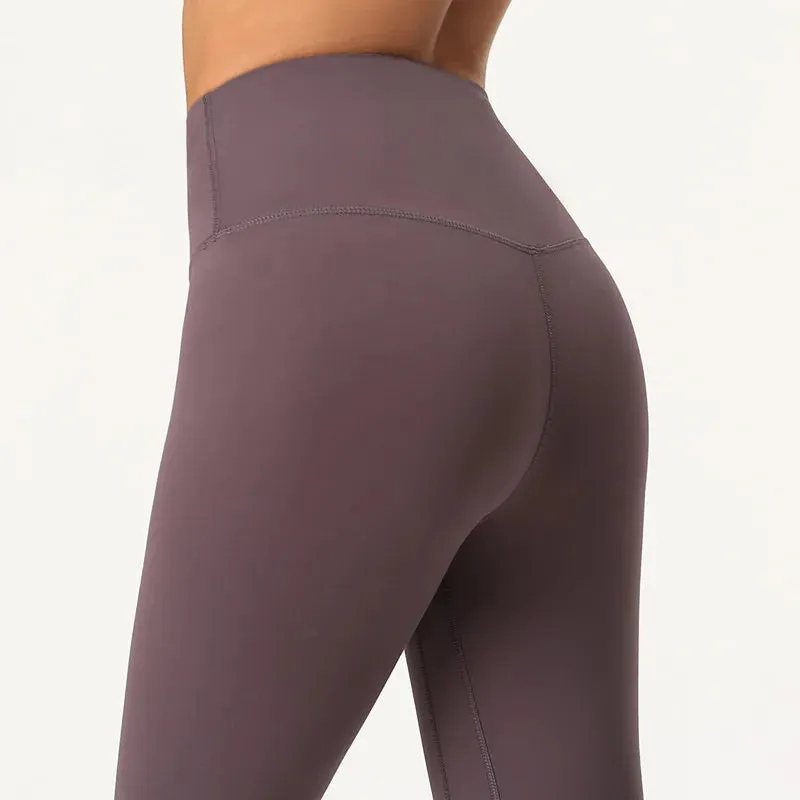 High Waisted Squat-Proof 3/4 Length Yoga Pants for Women