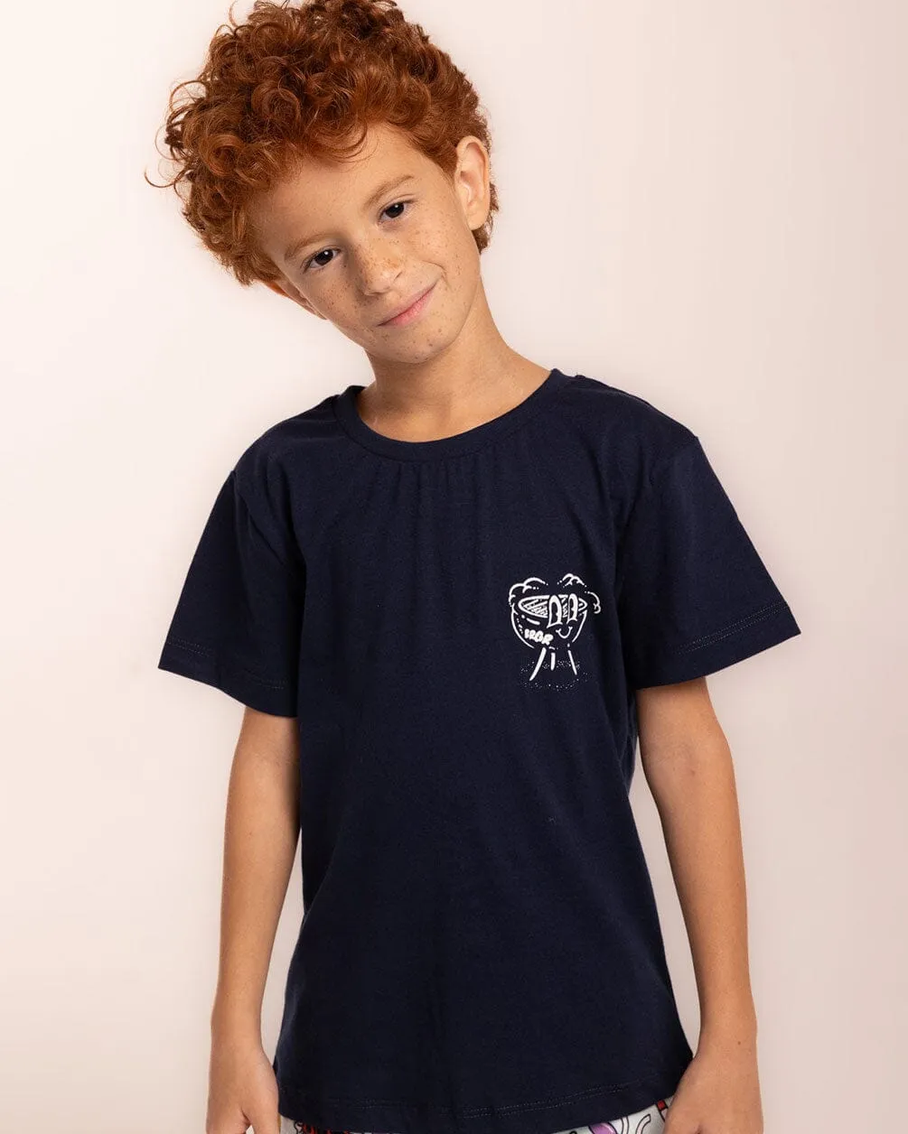 Hot Grill Summer Printed Kids Tee