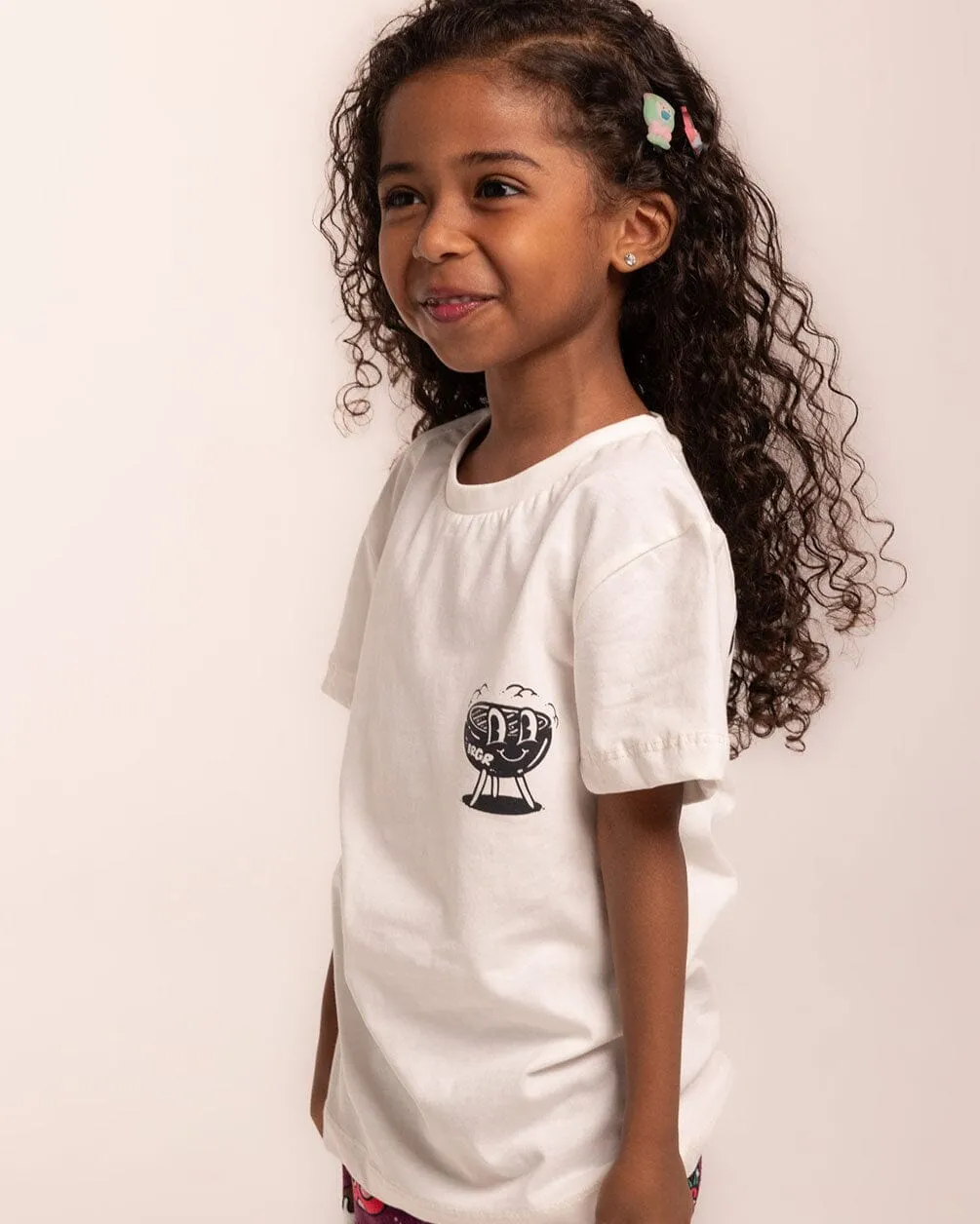 Hot Grill Summer Printed Kids Tee