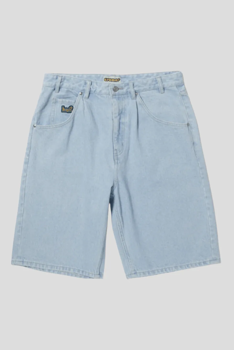 HUF CROMER SHORT - LIGHT BLUE DENIM