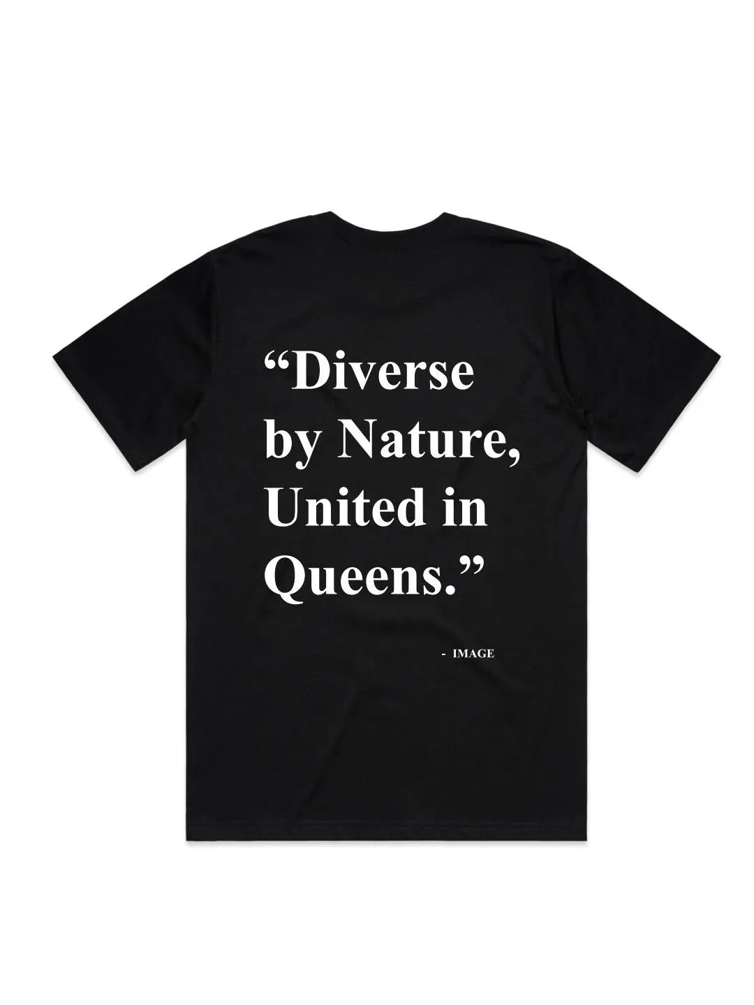 .IMAGE DIVERSE BY NATURE TEE (BLACK)