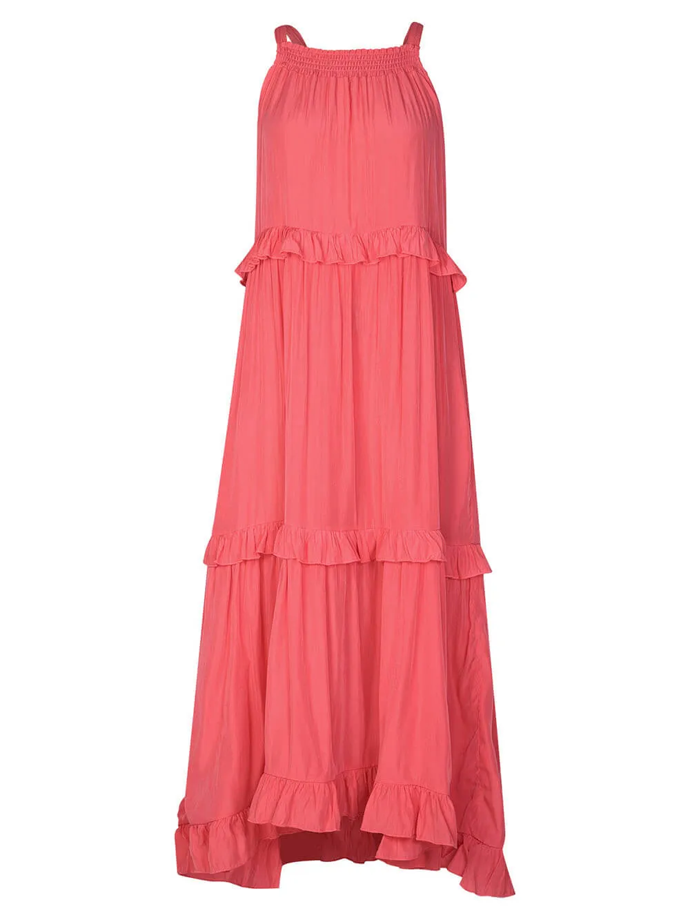 Irregular Cake Stylish Sleeveless Maxi Dress