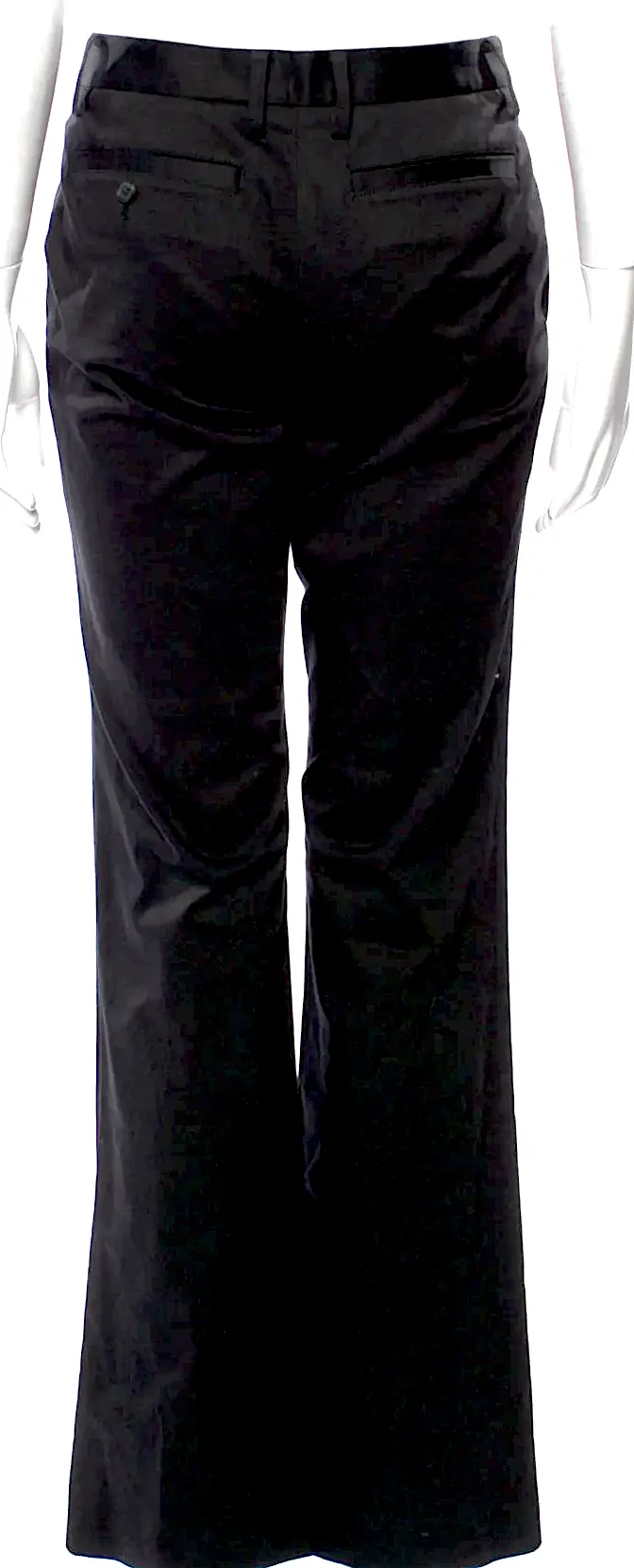 ISSEY MIYAKE Japan. Black Lyocell/Cotton Blend Wide Leg Pants