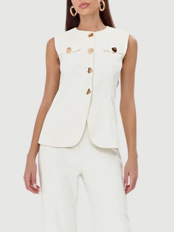 Jackie Tweed Vest