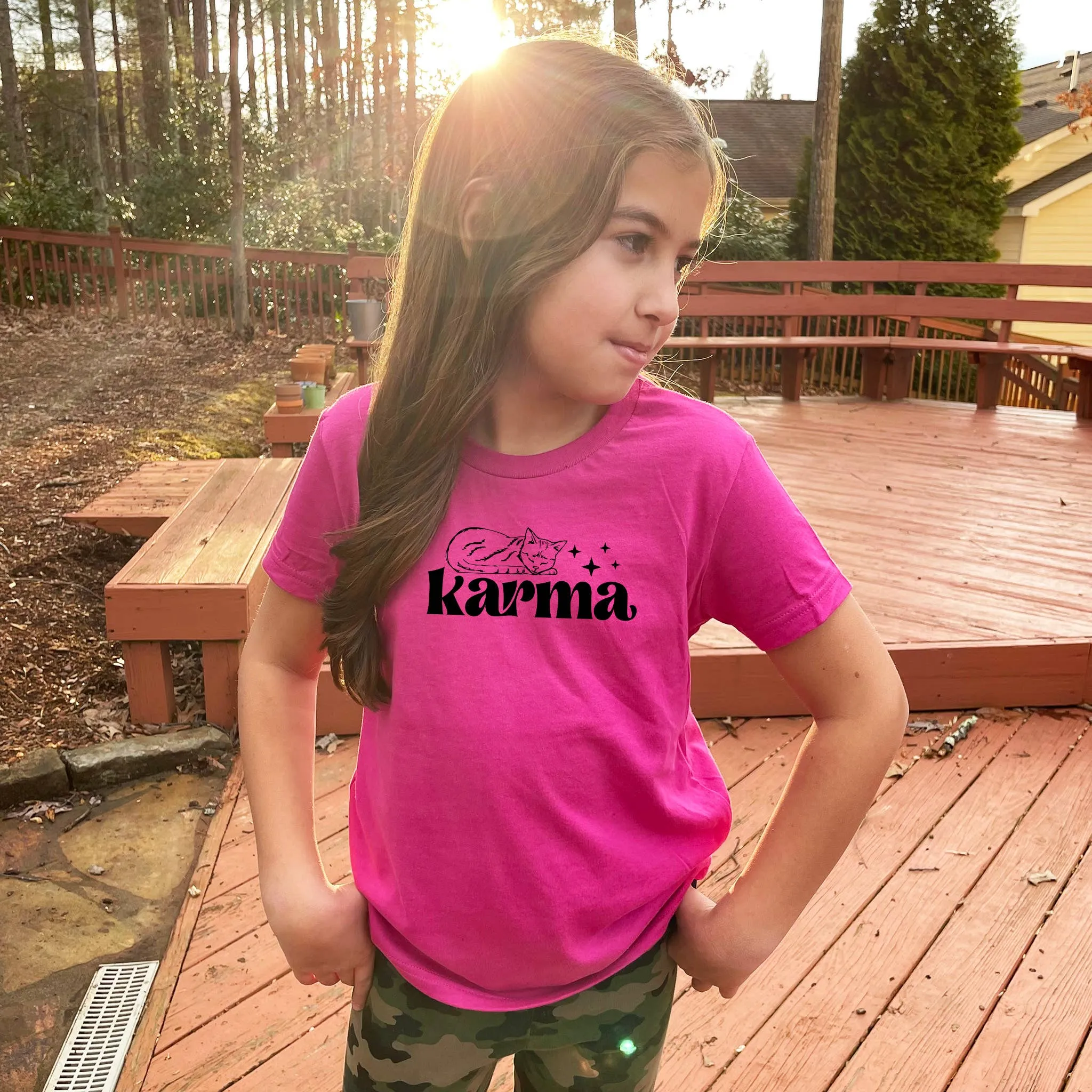 Karma Cat - Cute Kid's Tee - Swiftie