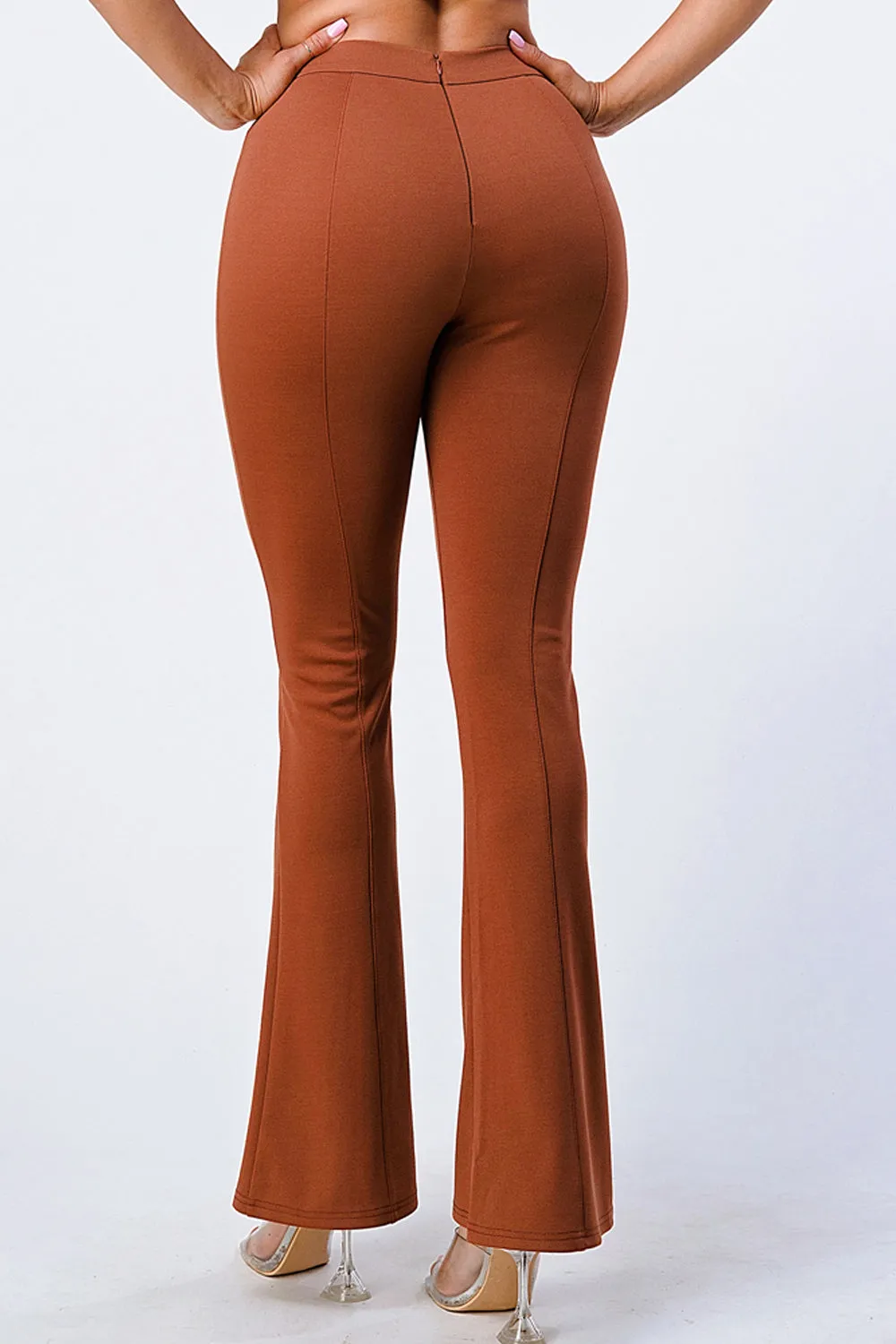 Katalina Brown Flare Pants