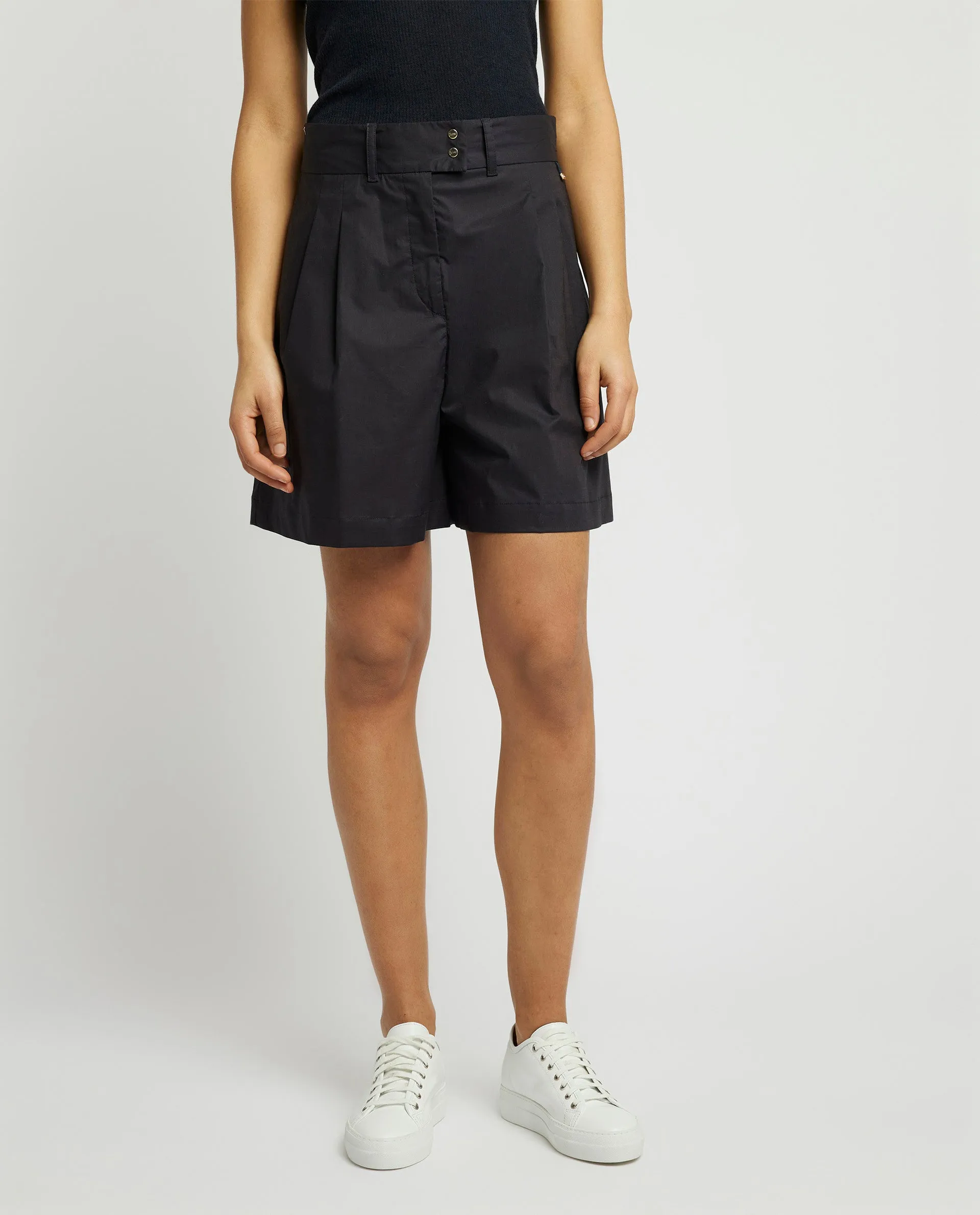 Katoenen Shorts - Blauw