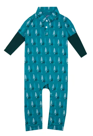 Kickee Pants Cedars and Elk Romper