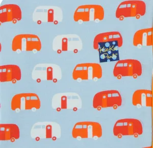 KicKee Pants Pond Camper with Poppy Backing & Trim Custom Toddler Blanket