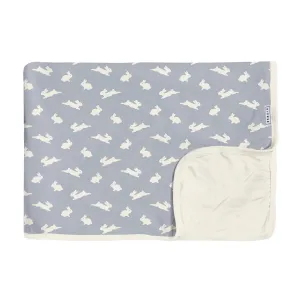 KicKee Pants Toddler Blanket - Pearl Blue Bunny