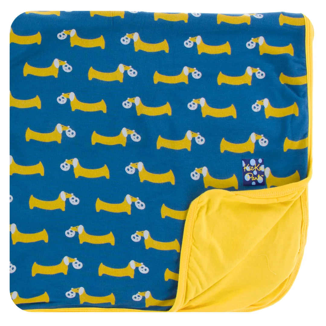 KicKee Pants Twilight Pretzel Pup Toddler Blanket