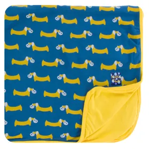 KicKee Pants Twilight Pretzel Pup Toddler Blanket
