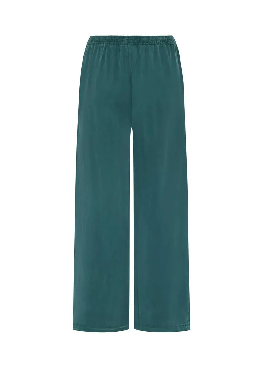 KLITMØLLER COLLECTIVE Kaja Cotton/linen Pants moss green