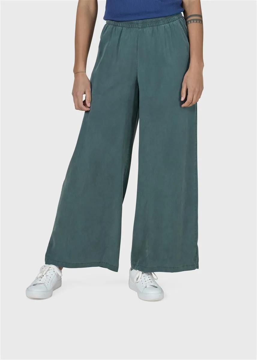 KLITMØLLER COLLECTIVE Kaja Cotton/linen Pants moss green