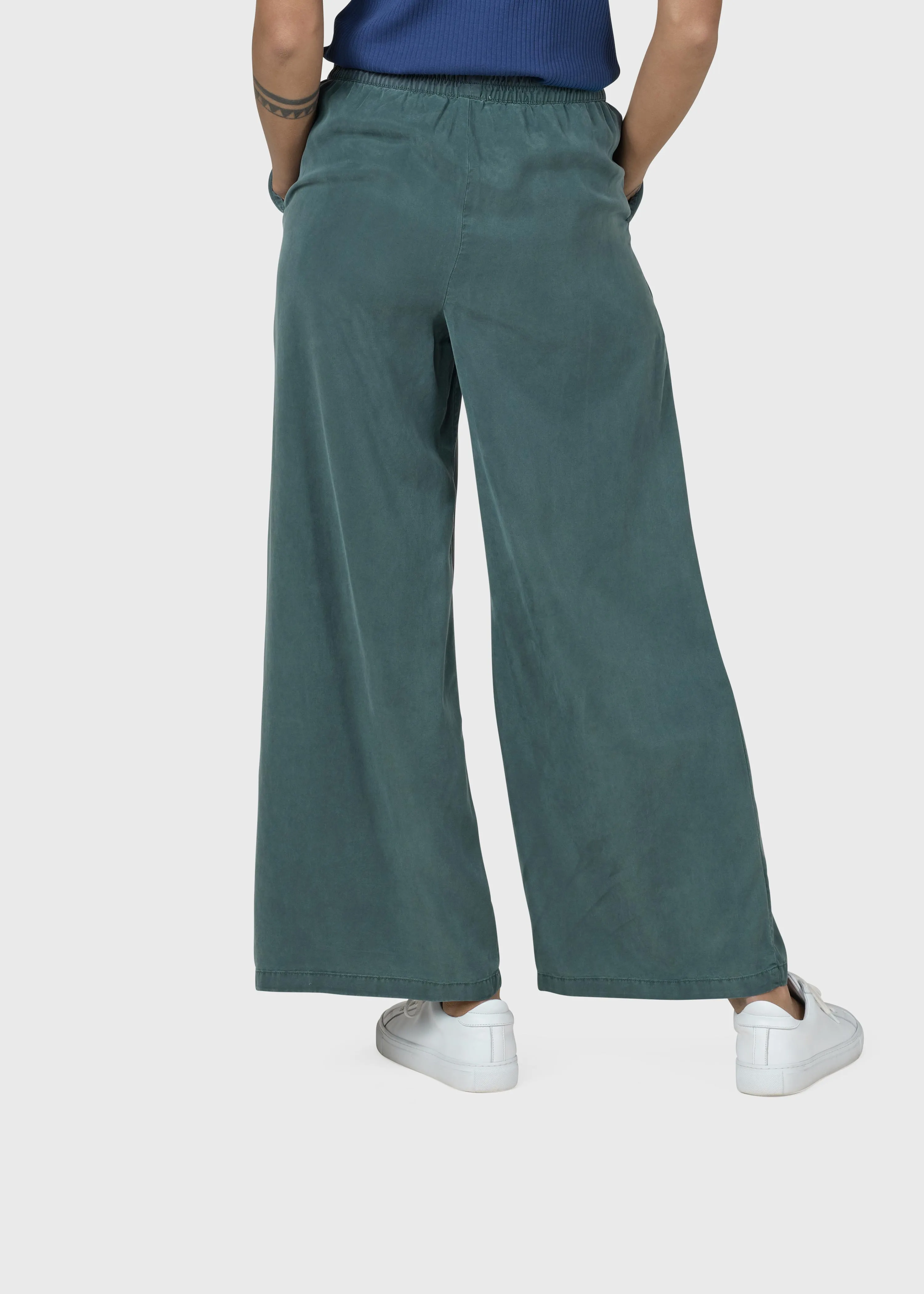 KLITMØLLER COLLECTIVE Kaja Cotton/linen Pants moss green