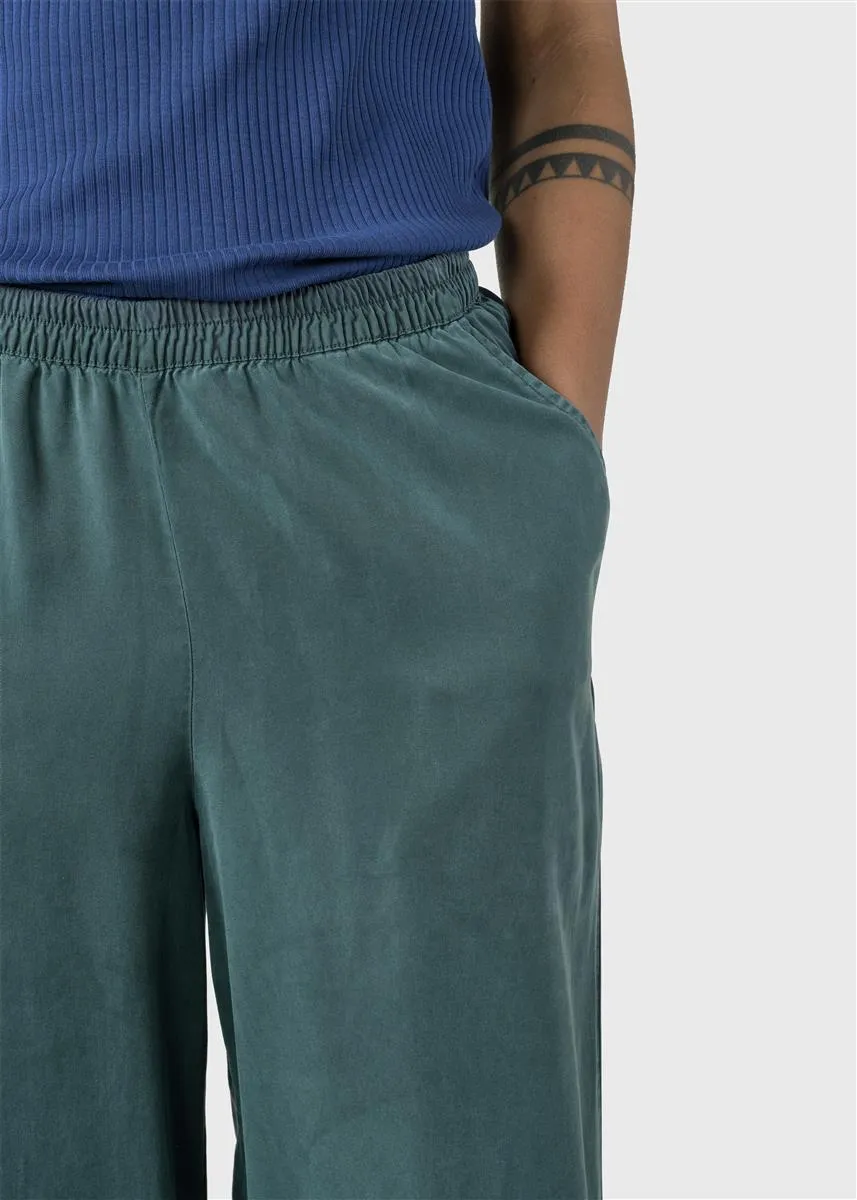 KLITMØLLER COLLECTIVE Kaja Cotton/linen Pants moss green