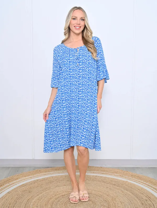 Kyra Dress Blue