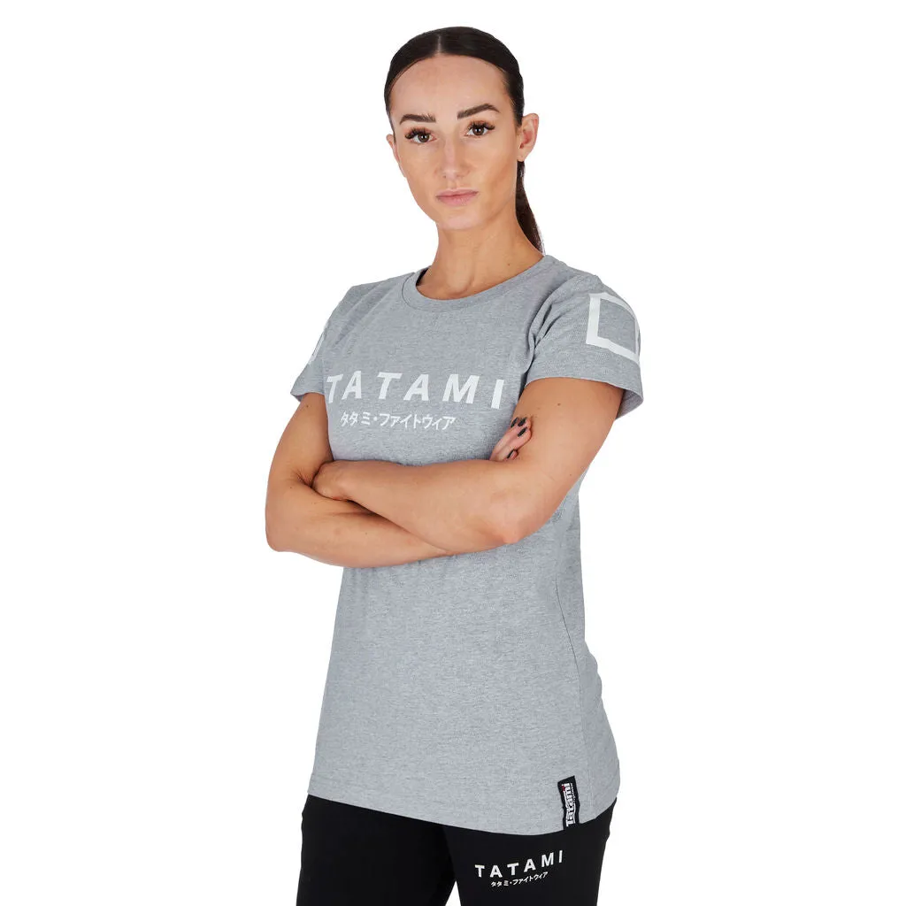 Ladies Katakana T-Shirt Grey