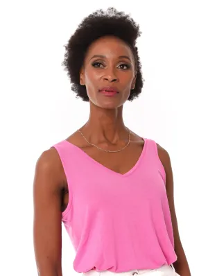 Ladies Relaxed Vest - Pink