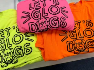 Let's Glo Bulldogs Neon Tee