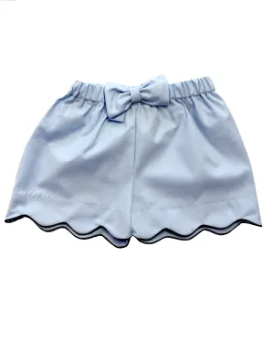 Light Blue Girl's Shorts