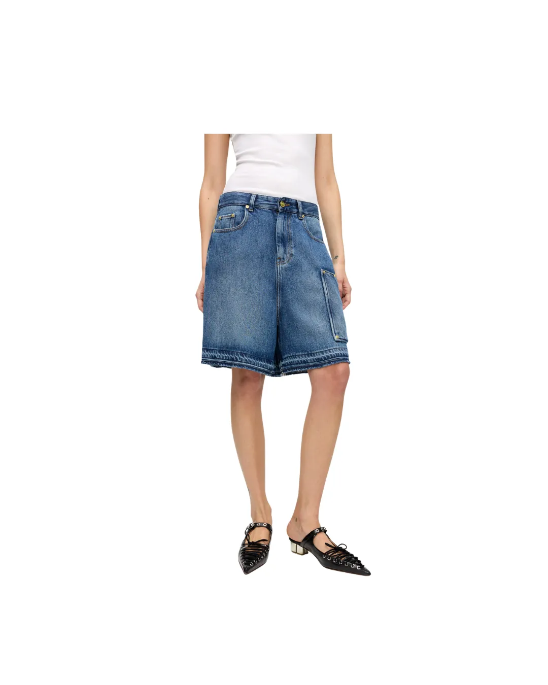 Light Denim Shorts