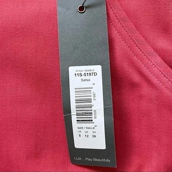 Lija Salsa Pink Bermuda Golf Shorts​​​​​​​​​​​​​​​​​​​​​​