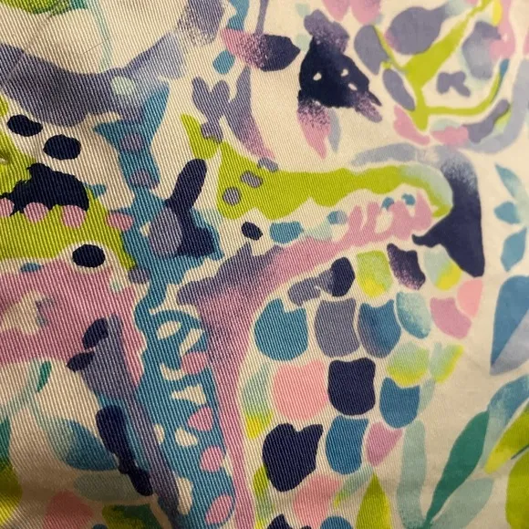 Lilly Pulitzer Callahan Stretch Short Resort White Shell Beach Size 6