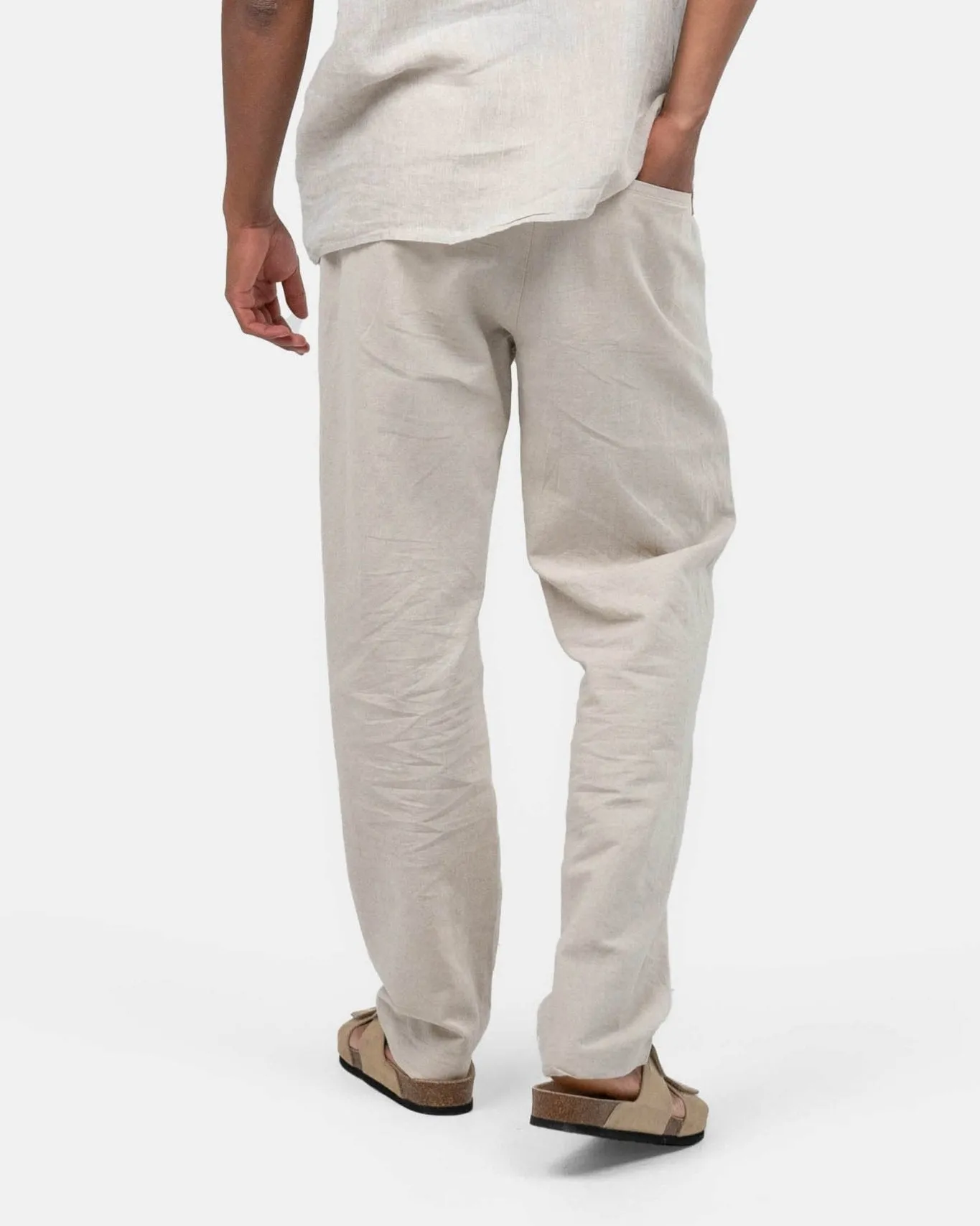 Linen Pants Beige